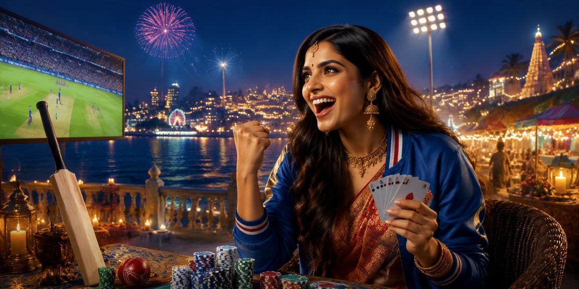 Mobile user making UPI deposit for Aviator game during cricket night market India